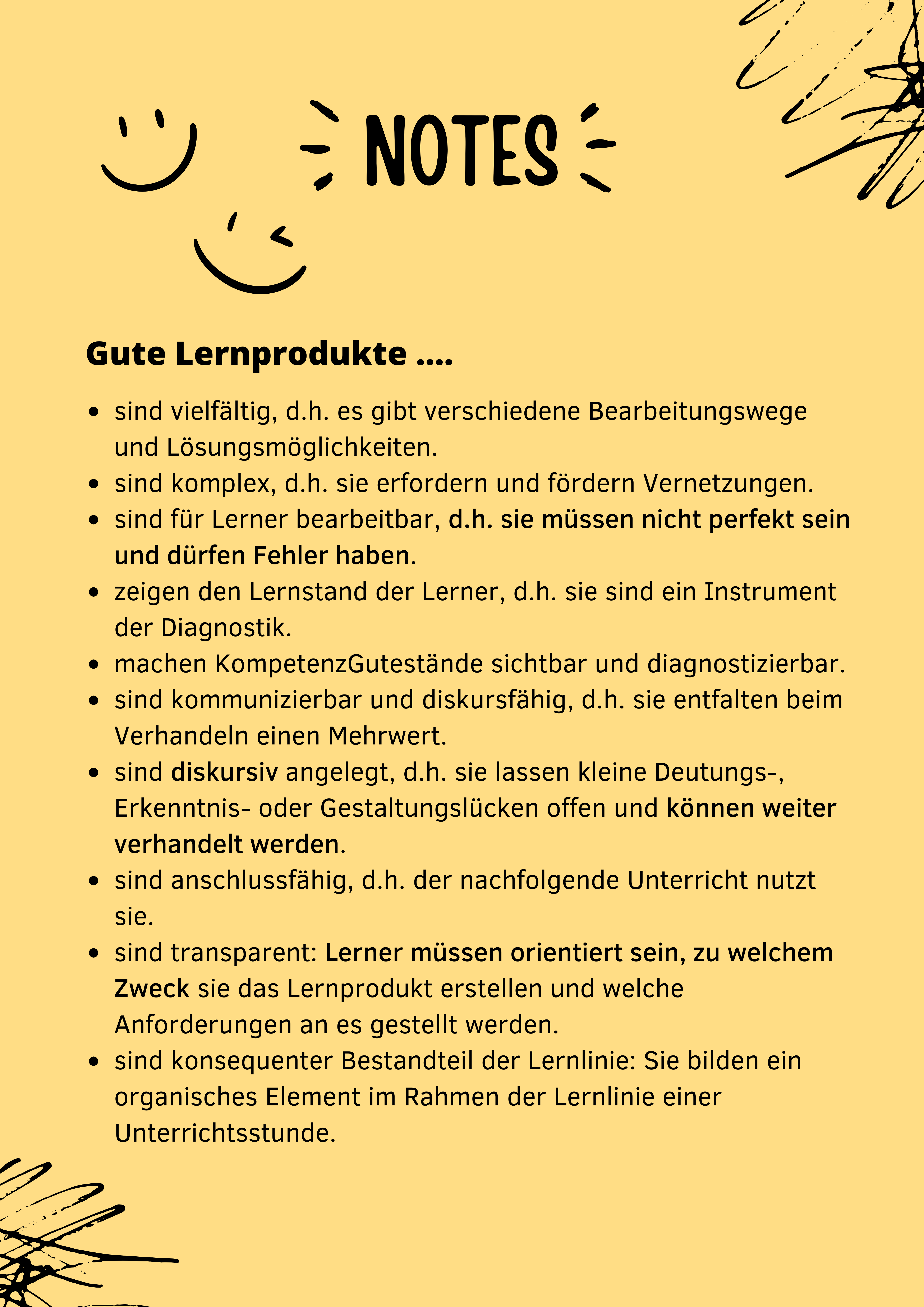 gute Lernprodukte