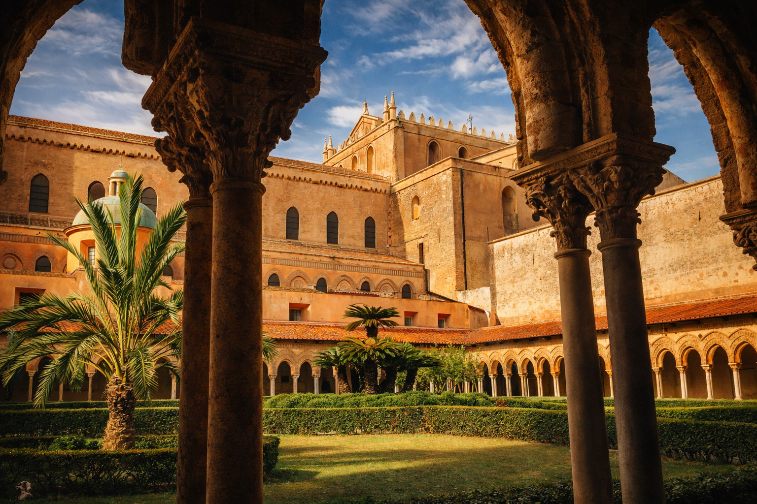 Kreuzgang in Monreale, Palermo